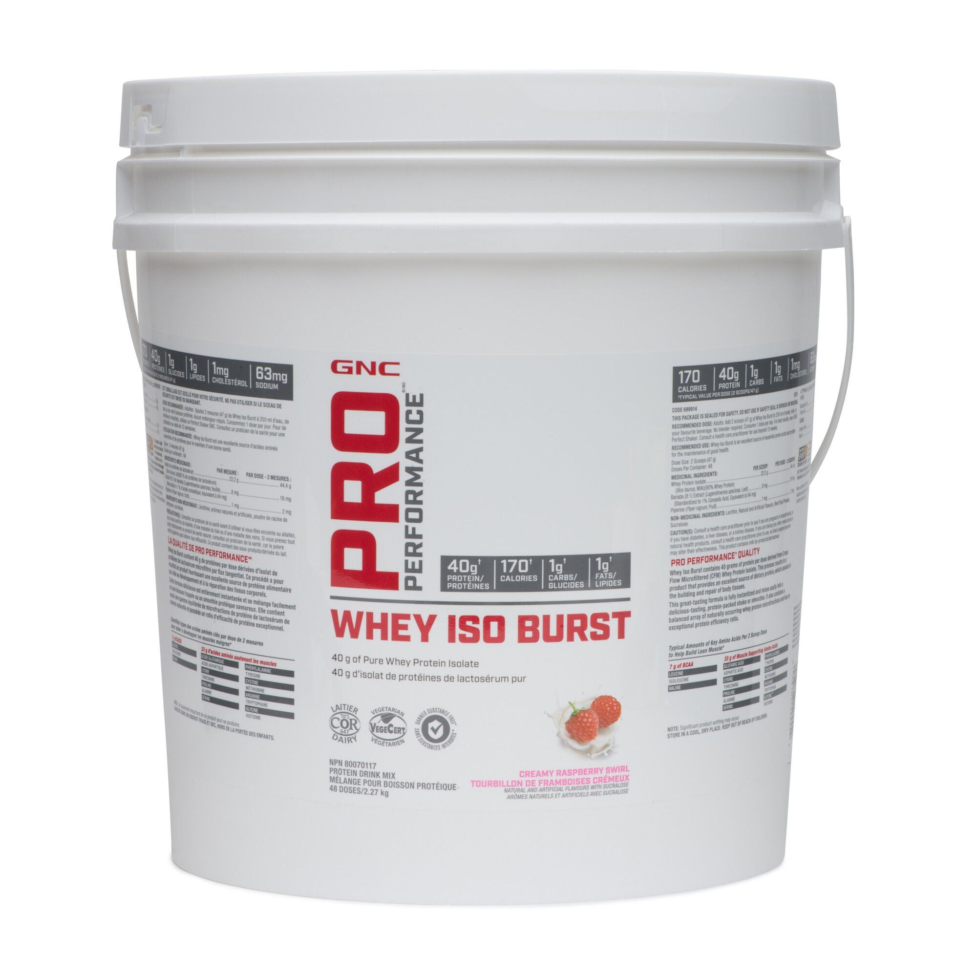 Whey Iso Burst - Creamy Raspberry Swirl Creamy Raspberry Swirl | GNC